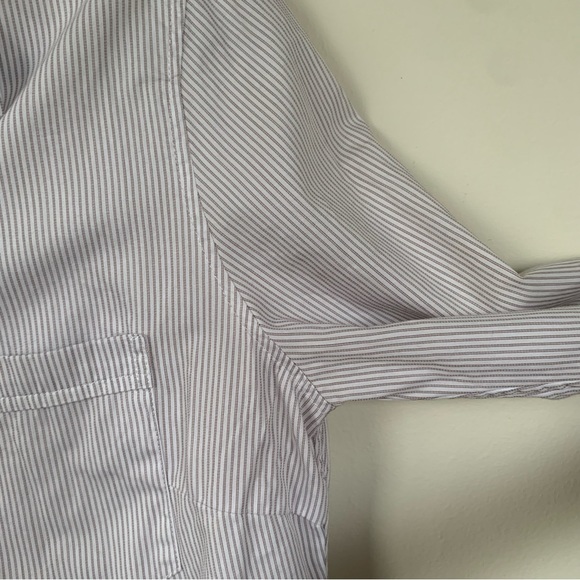 Talulah Classic Pinstriped Button Down Shirt - Picture 9 of 10